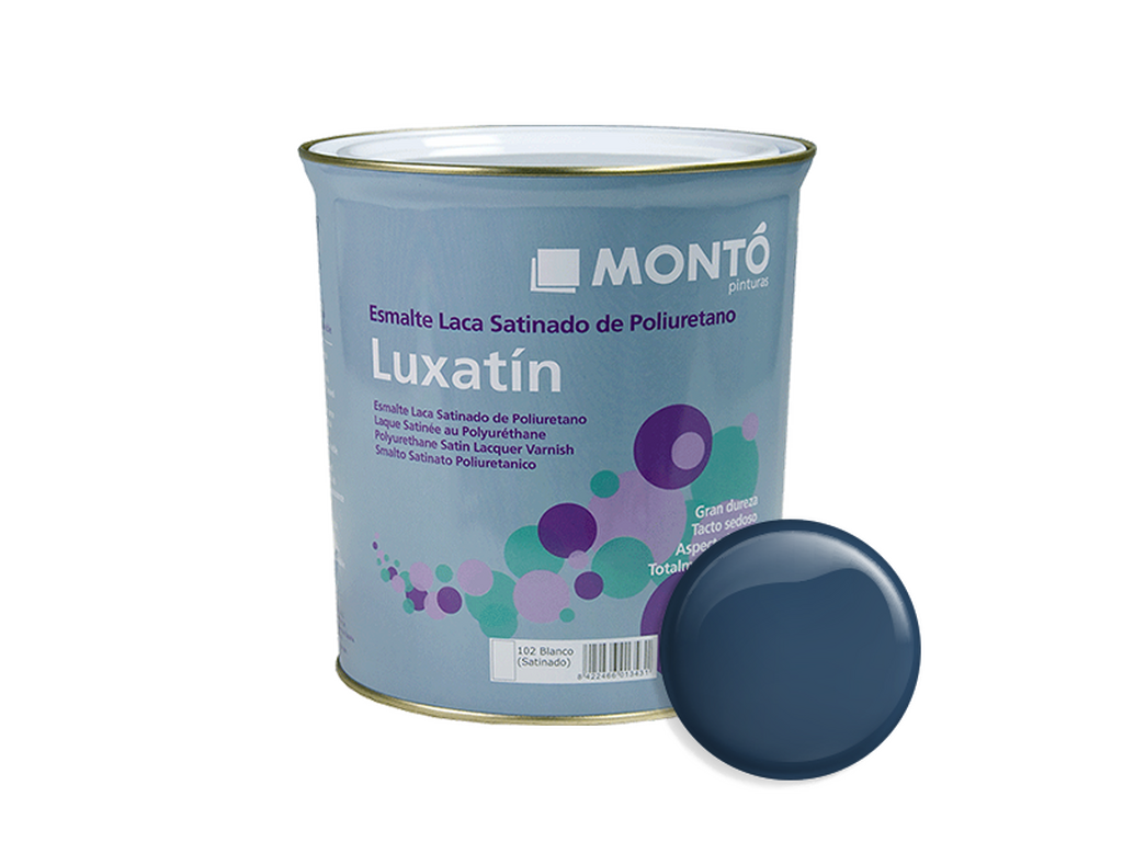 LUXATIN AZUL MARINO DE 4 L. & LUXATIN AZUL MARINO DE 750 ML.