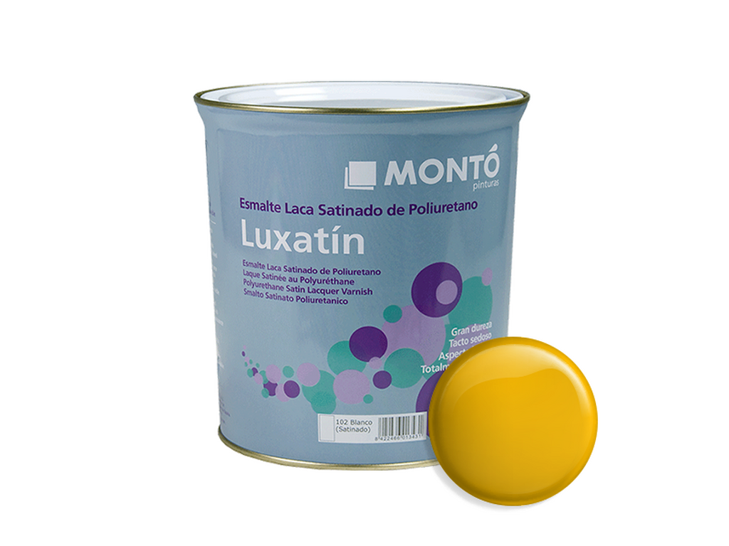 LUXATIN AMARILLO REAL DE 4 L. & LUXATIN AMARILLO REAL DE 750 ML.