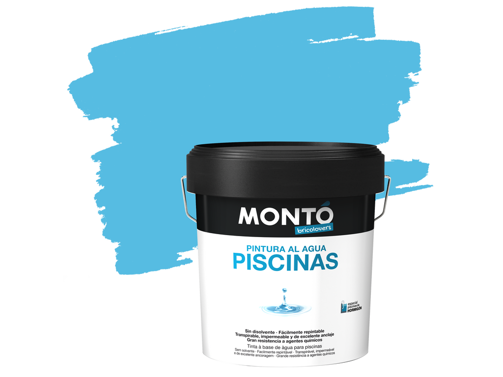 MONTO PISCINAS AL AGUA AZUL 4L