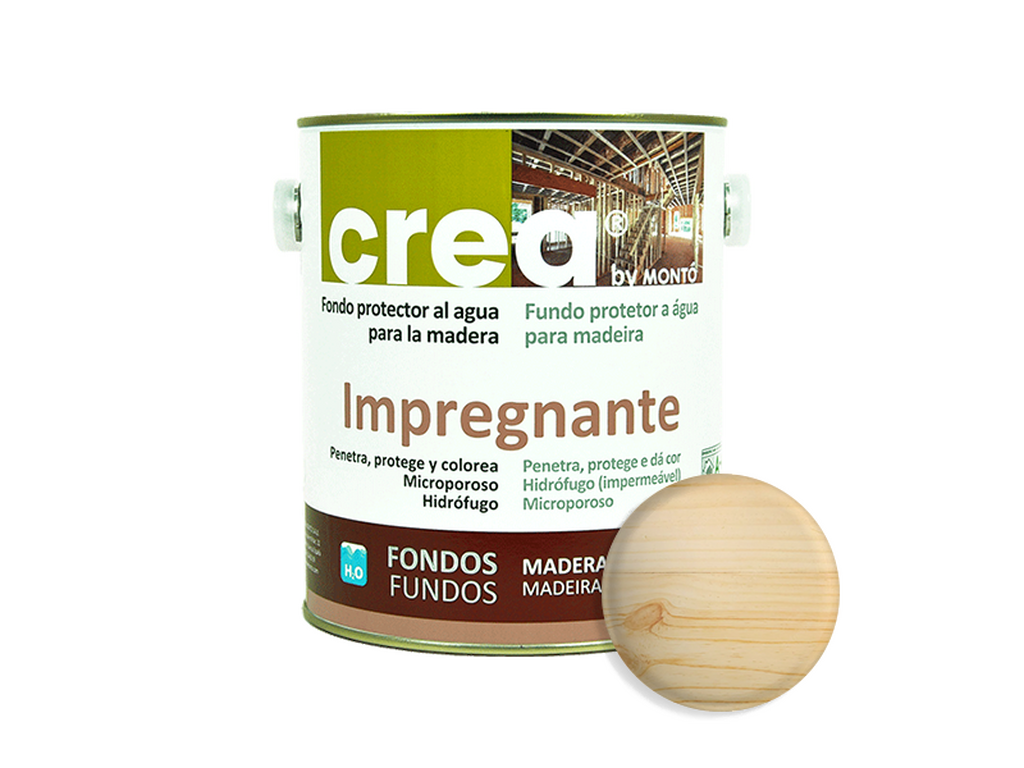 CREA IMPREGNANTE ROBLE 2.5L & CREA IMPREGNANTE PINO 2.5L & CREA IMPREGNANTE PINO 500ML