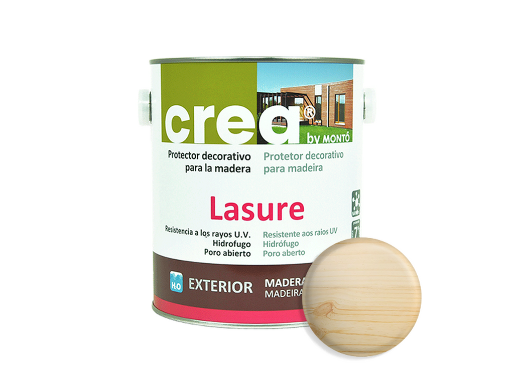CREA LASURE SATINADO PINO 2.5L & CREA LASURE SATINADO PINO 500ML