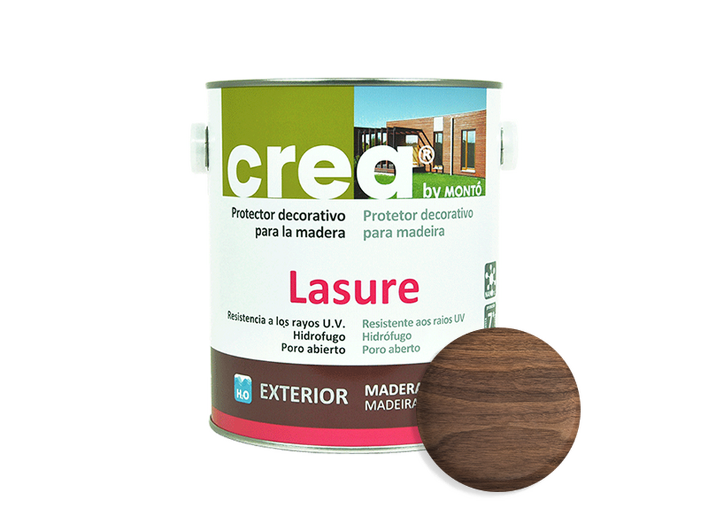 CREA LASURE MATE NOGAL 2.5L & CREA LASURE MATE NOGAL 500ML