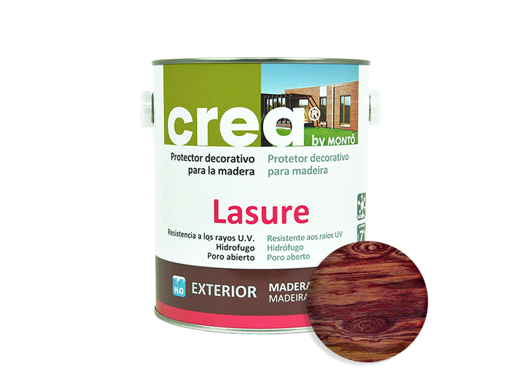 CREA LASURE MATE PALISANDRO 2.5L & CREA LASURE MATE PALISANDRO 500ML