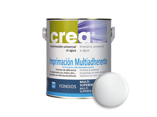 CREA IMPRIMACION MULTIADHER.BLANCA 2.5L & CREA IMPRIMACION MULTIADHER.BLANCA 500ML