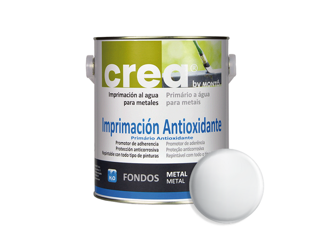 CREA IMPRIMACION ANTIOXID.BLANCA 2.5L & CREA IMPRIMACION ANTIOXID.BLANCA 500ML