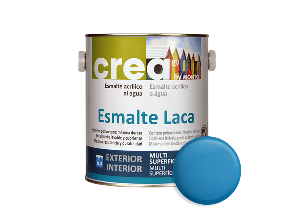 CREA ESM.LACA SATIN.AZUL ELECTRICO 2.5L