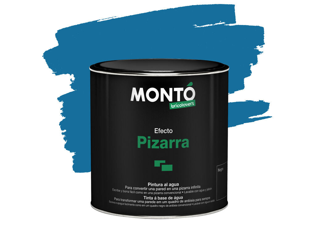 MONTO EFECTO PIZARRA AZUL 500ML