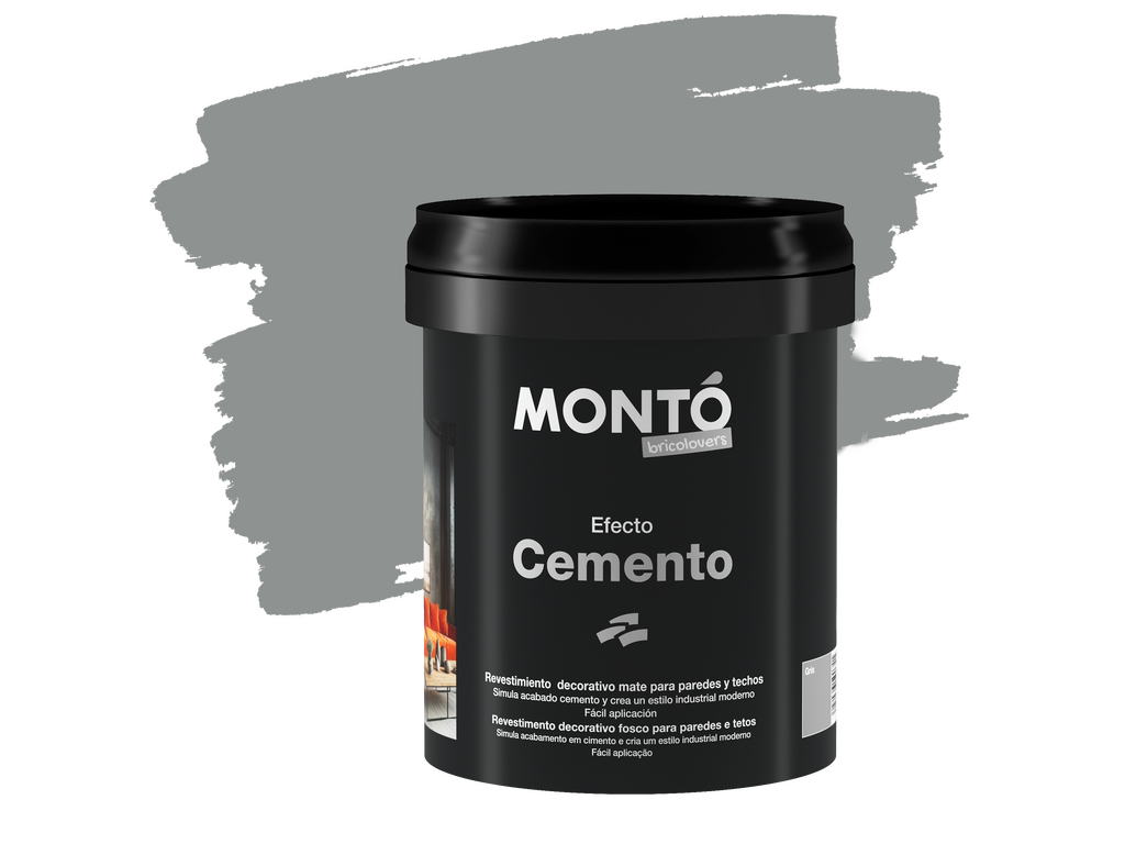 MONTO EFECTO CEMENTO GRIS 750ML
