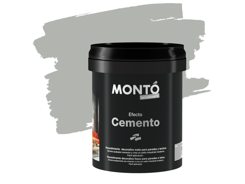 MONTO EFECTO CEMENTO GRIS CLARO 750ML