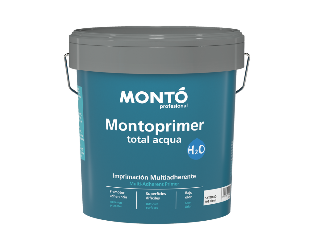 Montoprimer Total Acqua | Imprimación Universal al Agua | Máxima Adherencia en Todo Tipo de Superficies