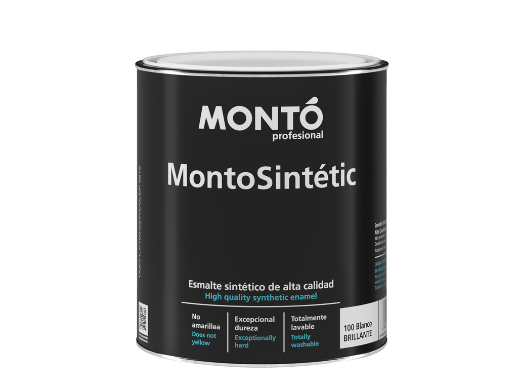 Montosintetic Metalizado Gris Plata | Esmalte Uretanado Brillante | Acabado Metálico Decorativo para Metal y Madera