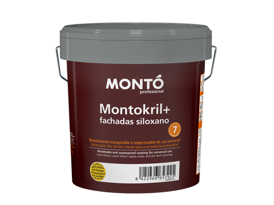 Pintura de fachadas: Montokril+ Siloxano