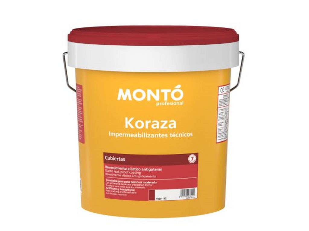 Pintura antifisuras para cubiertas: Koraza Cubiertas