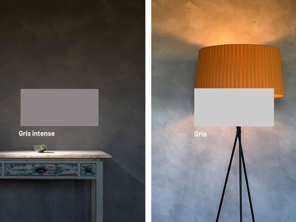 Pintura Efecto Wabi-Sabi | Efecto Texturizado y Acabado Mate | Inspiración Japonesa para Interior (Gris Intense o Gris Claro) (1)