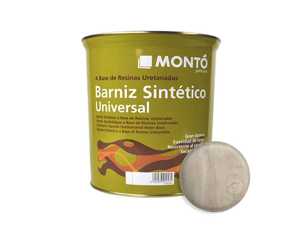 BARNIZ SINTETICO SATINADO ROBLE 750ML & BARNIZ SINTETICO SATINADO ROBLE 125ML