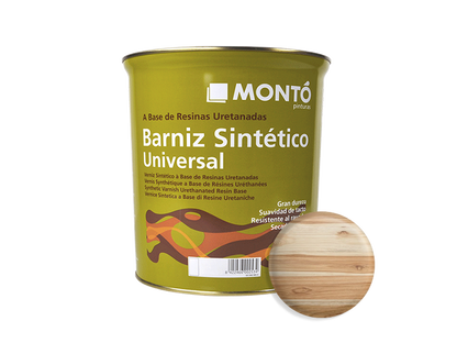 BARNIZ SINTETICO SATINADO TECA 750ML & BARNIZ SINTETICO SATINADO TECA 125ML