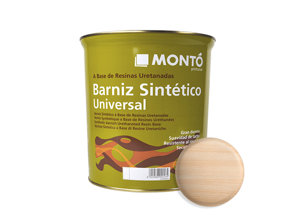 BARNIZ SINTETICO SATINADO INCOLORO 750ML & BARNIZ SINTETICO SATINADO INCOLORO 125ML