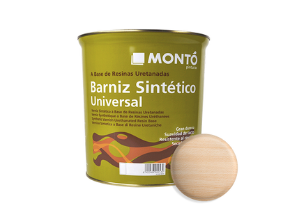 BARNIZ SINTETICO SATINADO INCOLORO 750ML & BARNIZ SINTETICO SATINADO INCOLORO 125ML