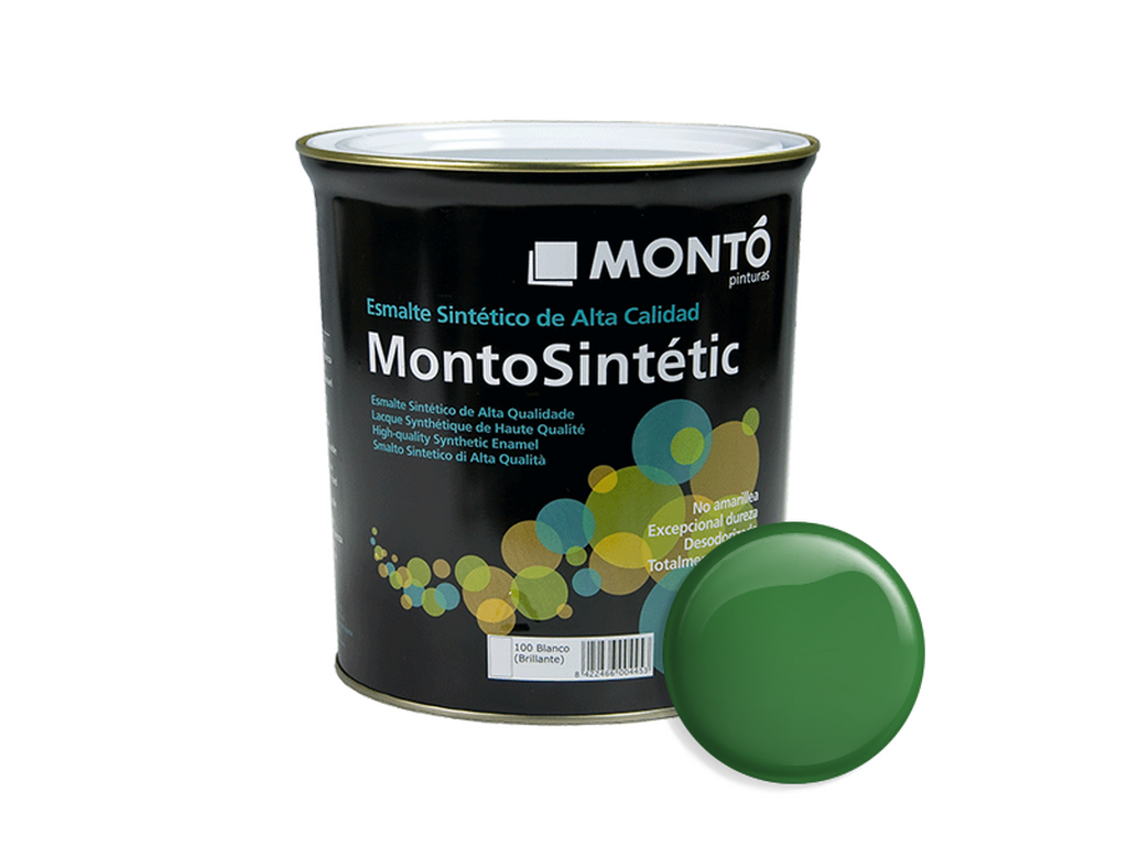 MONTOSINTETIC BRILLANTE VERDE CLAR.750ML & MONTOSINTETIC BRILLANTE VERDE CLARO 4L