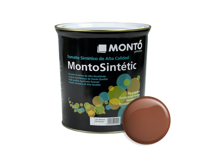 MONTOSINTETIC BRILLANTE ROJO TEJA 750ML & MONTOSINTETIC BRILLANTE ROJO TEJA 4L
