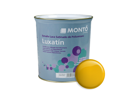 LUXATIN AMARILLO REAL DE 4 L. & LUXATIN AMARILLO REAL DE 750 ML.