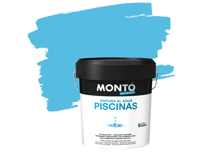 MONTO PISCINAS AL AGUA AZUL 12L