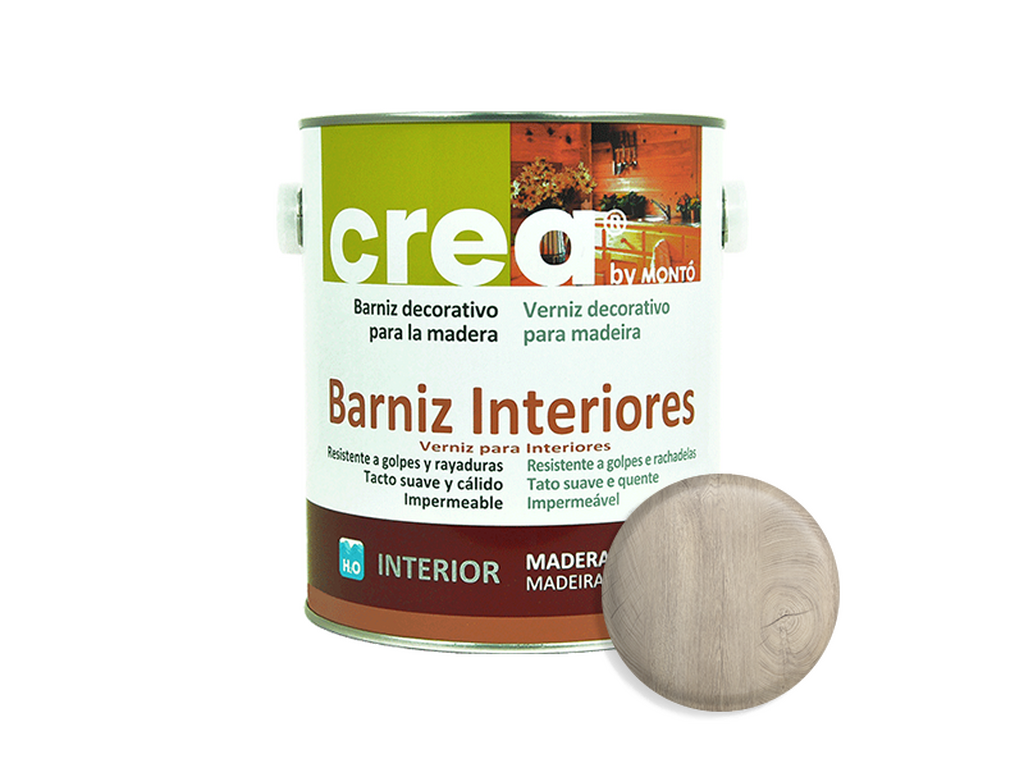 CREA BARNIZ INTERIOR SAT.ROBLE 500ML & CREA BARNIZ INTERIOR SAT.ROBLE 2.5L