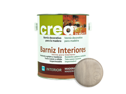 CREA BARNIZ INTERIOR SAT.ROBLE 500ML & CREA BARNIZ INTERIOR SAT.ROBLE 2.5L