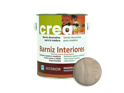 CREA BARNIZ INTERIOR MATE ROBLE 500ML & CREA BARNIZ INTERIOR MATE ROBLE 2.5L