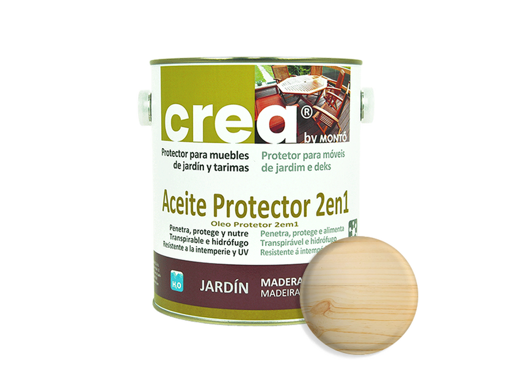 CREA ACEITE PROT.2.1 PINO AMARILLO 500ML & CREA ACEITE PROT.2.1 PINO AMARILLO 2.5L