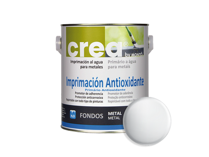 CREA IMPRIMACION ANTIOXID.BLANCA 2.5L & CREA IMPRIMACION ANTIOXID.BLANCA 500ML