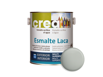 CREA ESMALTE LACA SATIN.GRIS JADE 2.5L