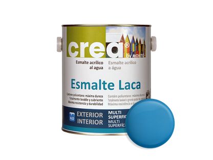 CREA ESM.LACA SATIN.AZUL ELECTRICO 2.5L