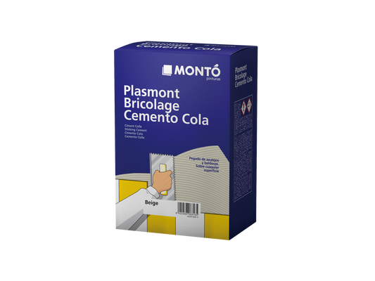 Plasmont Bricolage Cemento Cola | Mortero Aditivado en Polvo | Colocación de Baldosas, Ladrillos y Mármol