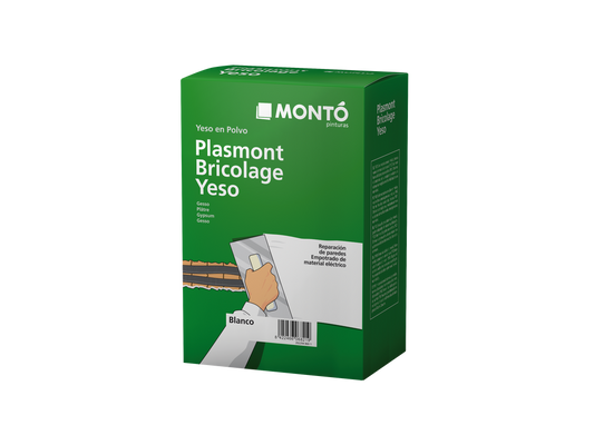 Plasmont Bricolage Yeso | Masilla en Polvo de Fraguado Rápido | Reparación Interior y Fijación de Elementos