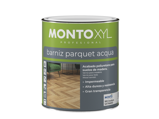 Barniz Parquet Acqua Mate | Barniz al Agua para Parquet | Alta Resistencia y Acabado Mate Natural