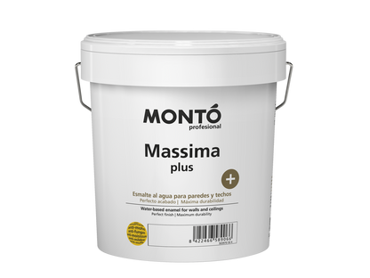 Massima+ | Pintura Mate Premium para Paredes y Techos | Máxima Lavabilidad y Acabado Sedoso (Blanco)