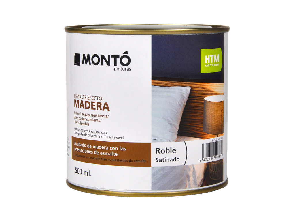 Esmalte HTM Efecto Madera | Acabado Satinado | Realza Vetas Naturales | Resistente a UV y Humedad