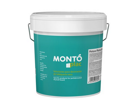 Montoplac Mate | Pintura Mate para Pladur y PYL | Acabado Profesional en Paredes y Techos (Blanco)