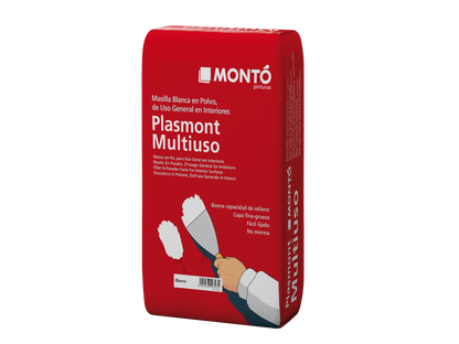 Plasmont Multiuso | Masilla en Polvo Universal | Alisado y Reparación de Superficies Interiores