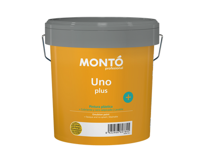 Pintura plástica: Uno+ (Blanco)