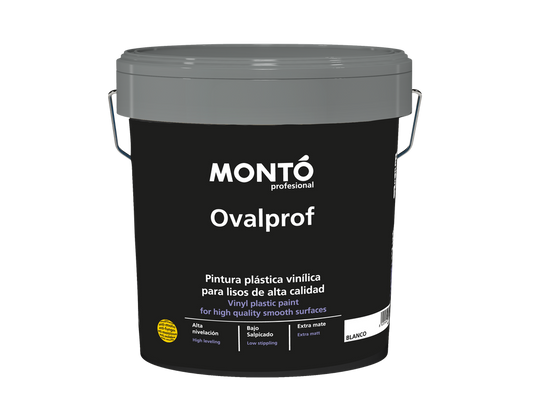 Ovalprof | Pintura Plástica Extramate Premium | Alta Cubrición y Nivelación