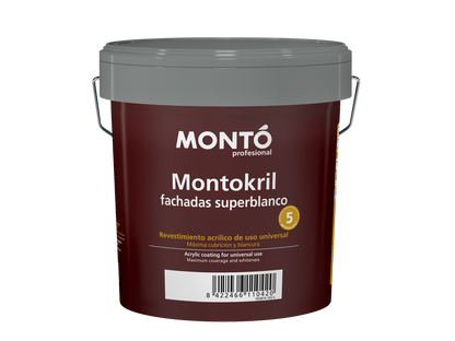 Pintura de fachadas: Montokril Superblanco