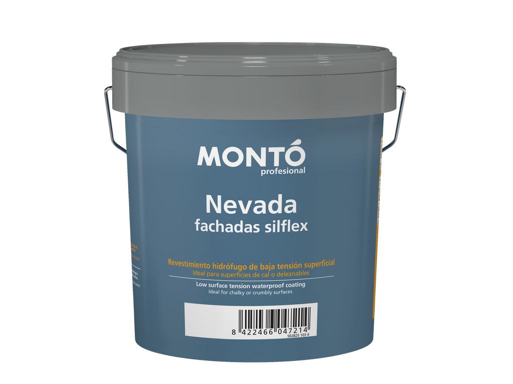Nevada Silflex | Revestimiento Mate para Fachadas a la Cal | Máxima Transpirabilidad e Impermeabilidad (Blanco)