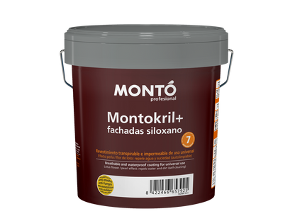 Pintura de fachadas: Montokril+ Siloxano