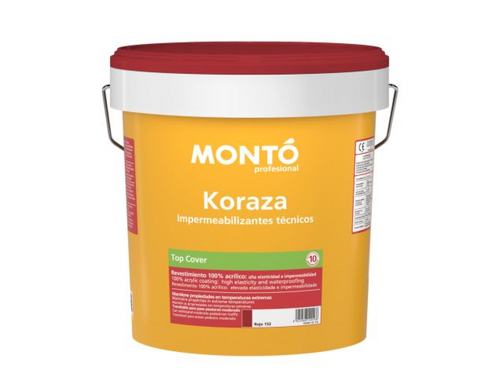 Koraza Top Cover | Impermeabilizante Elástico para Terrazas y Cubiertas | Protección Antifisuras y Alta Durabilidad