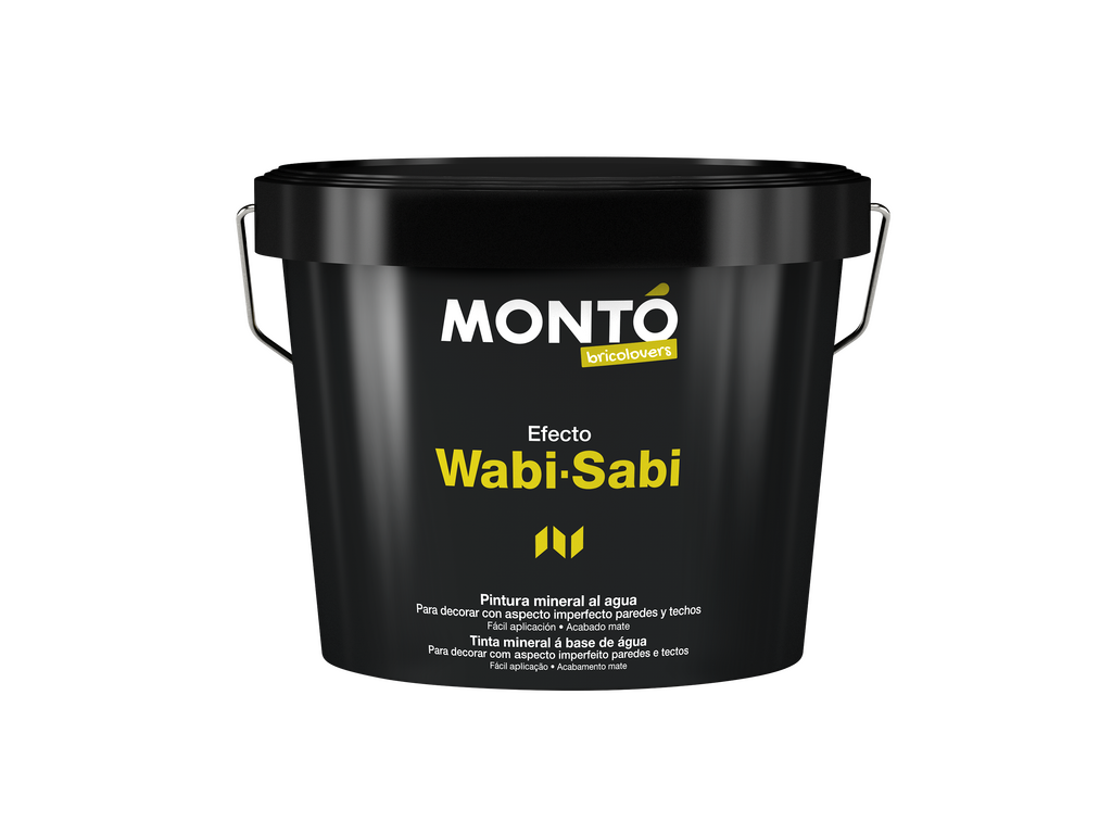Pintura Efecto Wabi-Sabi  Bricolovers | Efecto Texturizado y Acabado Mate | Inspiración Japonesa para Interior (Gris Intense o Gris Claro)