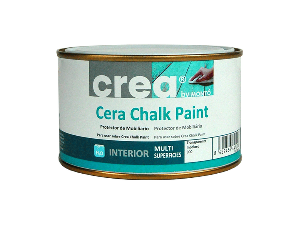 Crea Cera Chalk Paint | Cera Protectora al Agua para Chalk Paint | Acabado Natural y Tacto Suave