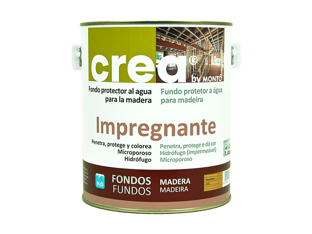 Crea Impregnante | Fondo Protector para Madera | Mejora Adherencia y Durabilidad del Acabado