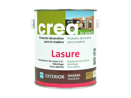 Protector al agua de madera: Crea Lasure Satinado